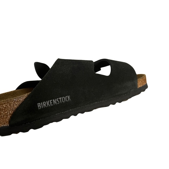 Birkenstock Women’s Arizona Sandals Black Suede Size 6 US - Picture 5 of 13
